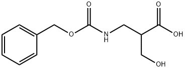 2-(Hydroxymethyl)-3-[[(phenylmethoxy)carbonyl]amino]propanoic acid Structure